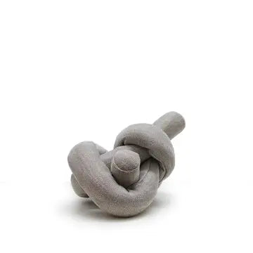 NOU JOUET POUR CHIEN GRIS AVEC GRAPPES FROISSÉES ENRICHISSEMENT - Toutoustore