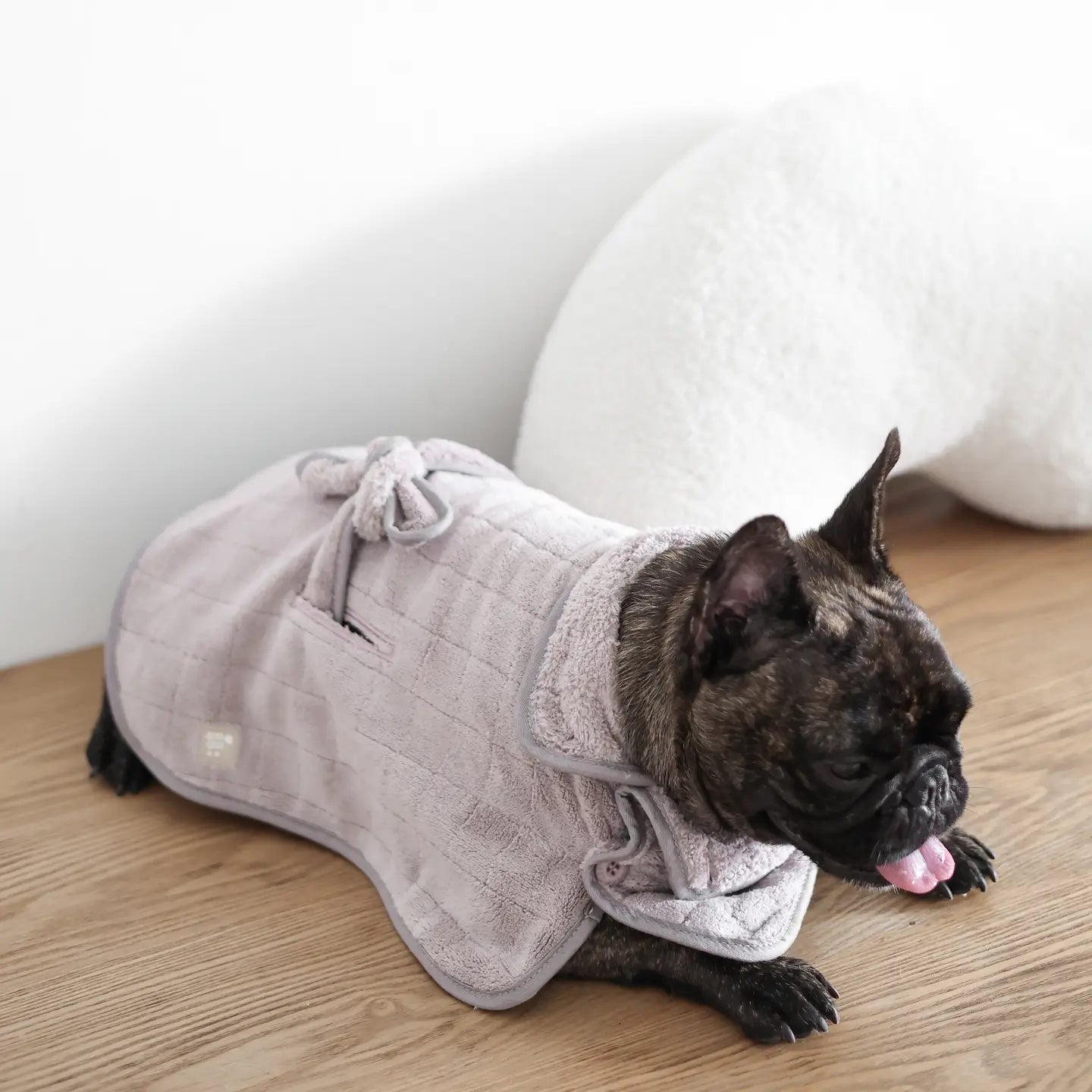 Peignoir polaire pour ciens - Toutoustore